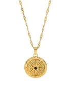 Square Pendants Delicate Stainless Steel Chain Pendant Necklace For Women Necklace