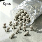 10pcs Mini Mummy Resin Figurines, Tiny Mummy Doll Statues, Micro Landscape Ornaments, Desktop Decor for Halloween Party