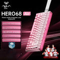 AULA HERO68 Air Magnetic Switch Wireless Gaming Mechanical Keyboard 3-Mode Hot-Swap RGB 8KHz Polling Rate 0.005mm RT Low Latency