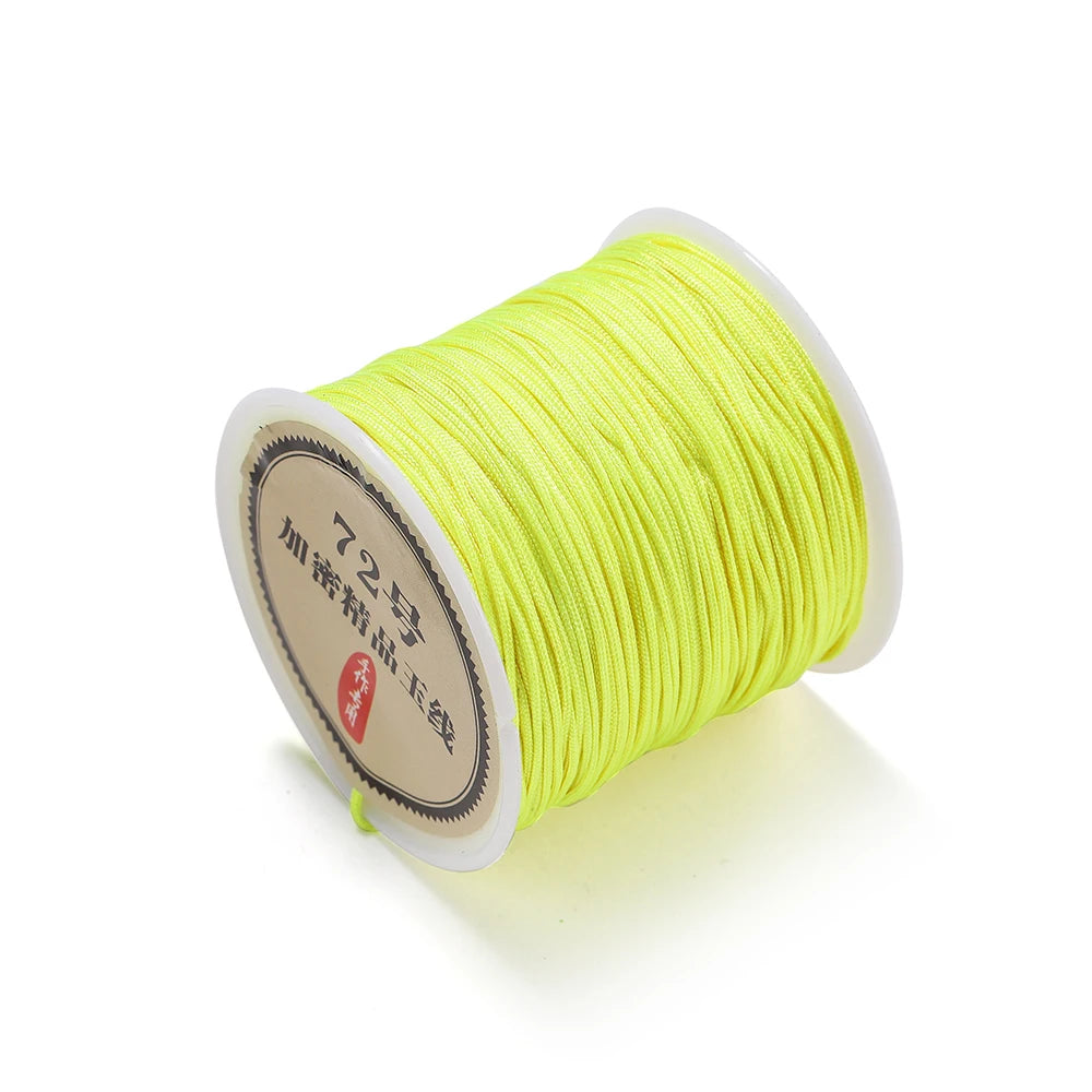 10/50M 0.8mm Nylon Thread Cord Macrame Rope Bracelet Braided String For DIY Tassels Beading String Jewelry Making Accessories
