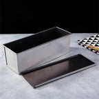 Square toast Bread Baking Tray Cake box Mold with Lid Aluminum Alloy Non-stick Pan Mini Baking Tray Baking Box Diy Cake Bakeware