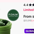 Green reusable ice roller for face and eye area